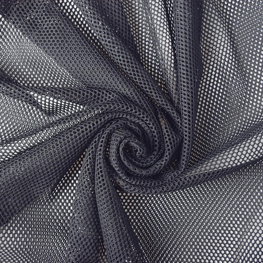 40×59 INCH Black Mesh Fabric, Nylon Netting Fabric for 40 X 59 INCH,