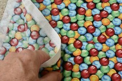By 1/2 Yd, Red Gold Blue Green Marbles Quilt Cotton/Avlyn/Boys will be Boys,6466