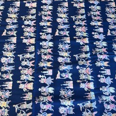 Cat Ball Ehon Blue Pink Whimsical Princess Castle Kitties Nova Kokka Japan 1.1 Y