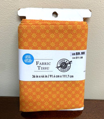 Loops & Threads Halloween Fabric 36 x 44 Orange Yellow Sunflower Sunflowers