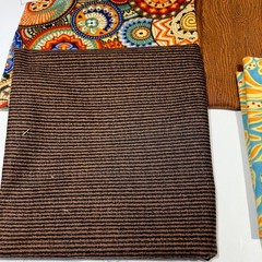 Quilt Craft Fabric Remnants Variety See Photos Brown Orange Fall **READ**