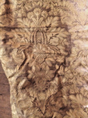Gold Damask Soft Mocha Accent Color & Detail Elegant Pattern High-End Heavy
