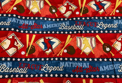 WILMINGTON PRINTS -7TH INNING STRETCH #1828-82551-314 – REPEATING STRIPE- 3/4 YD