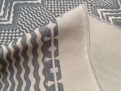 2.5YD FERMOIE UK Abbey Stripe Union Fabric w/ Custom Knit Backing $1144 Retail*