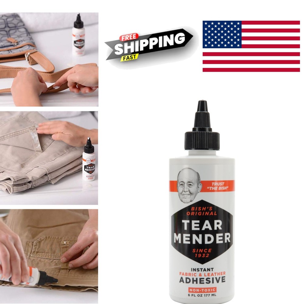 6 Oz Waterproof Instant Adhesive for Fabric and Leather Quick Dry and Flexible