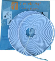 Cotton Covered Poly Polyester Boning 1/4″ – 1/2″ Polypropylene 12 Yard (White)