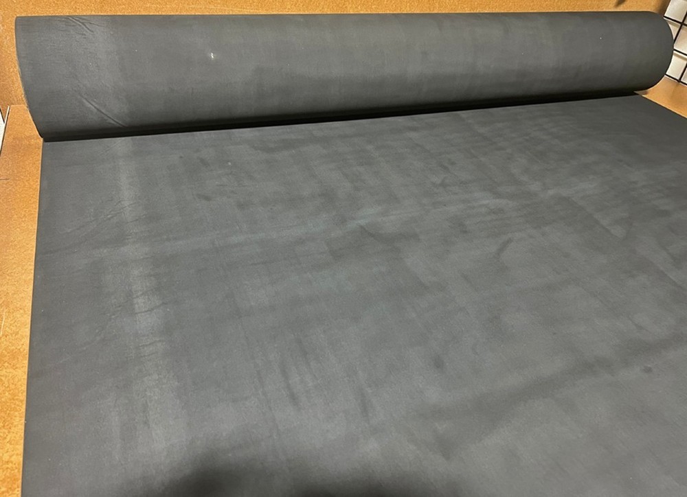 60oz. Dupont Hypalon Hank Fabric Material in Black 60″ Wide BY THE YARD