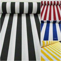 Striped Fabric Sofia Stripes Curtain Material Wide Stripe Cloth 110” EXTRA wide