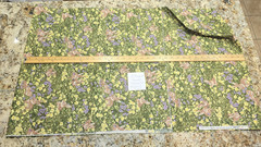 Camelot Hoffman International Fabrics Green W/Rabbits Cotton Fabric 2 5/8 YARD