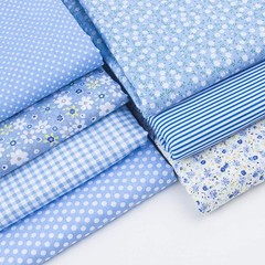 7 pcs 20″ x 20″ Cotton Fabric DIY Making Supplies Quilting Patchwork Fabric F…