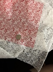Hancock’s White Lace Fabric 54″ W Polyester French Floral New