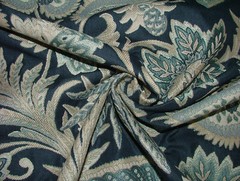 330cm iLiv Etienne Sapphire Heavy Woven Fabric Curtain Upholstery Cushion