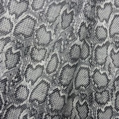 12″X54″ Snake Patterned PU Faux Leather,Embossed Snake Textured Faux Synthetic