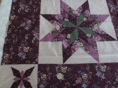 5185. OZARK CALICO by Fabri-Quilt STAR “Cheater” COTTON FABRIC–44″ x 9.75 yds.