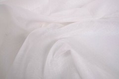 100% linen light white fabric SHEER weight 95gsm gauze flax Lithuanian Linen