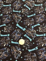 CUSTOM MADE…1 Yard DRAGONBALL Z Cotton Fabric 36” X 54”