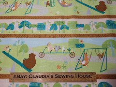 Wonderful Woodlands BTY Wilmington Prints Forest Animals Scenic Stripe