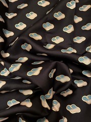 Authentic and rare Top Spanish designer luxury dress fabric, made in Italy