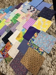 100 5”X5” Charm Pack 100% Cotton Pre-Cut Squares