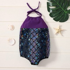 Mermaid Scales Fabric 39X59 Inch Black Sparkly Hologram Spandex Mermaid Printed