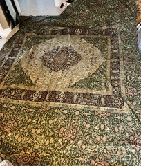 RALPH LAUREN HOME RUTHERFORD PARK TAPESTRY RUG FABRIC ~ 94″ x 74″