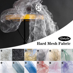 Hardened Wire Mesh Fabric Wedding Art Decor Background Deformable Material DIY.