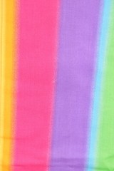 2.0 Yards Springs Fabric Ombre Rainbow Stripe Bright Colors Yellow Purple