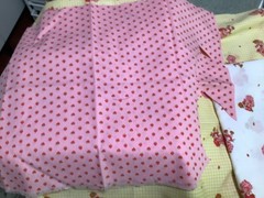 Vintage 1980 Strawberry Shortcake Yellow Gingham Cotton Blend 27×44” plus 2 more
