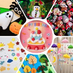 Soft Flexible 18″ x 36″ Skin Color Felt Fabric for Craft & DIY Projects