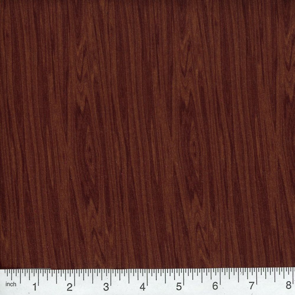 Wood Grain Rust 100% Cotton Fabric – Buy the yard