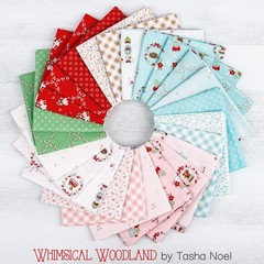 Border Print in Red | Whimsical Woodland | Riley Blake