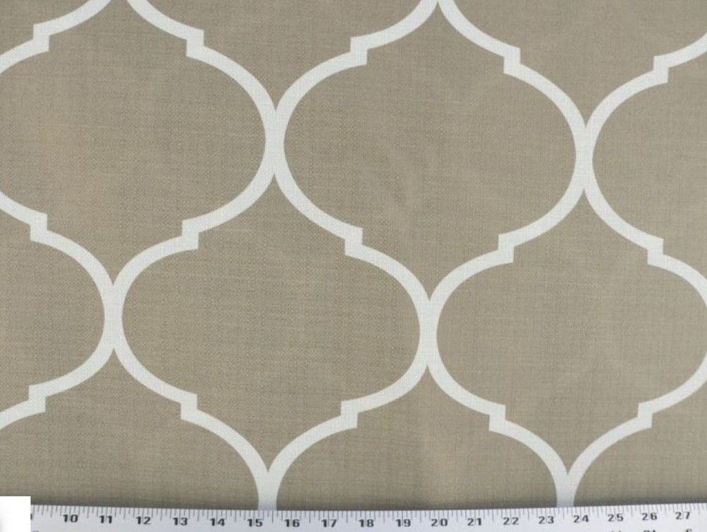 Drapery Fabric from Claridge Textiles Pattern Moorish Color Capuccino 17.5 yds