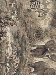 Safari Animal Print Upholstery Fabric Tapestry 12×5 Ft Elephant Zebra Jungle