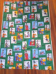Rare Maxine Holiday Jokes Fabric Robert Kaufman Hallmark 1 1/2 Yds X 42″