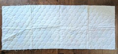 NOS VTG SESAME STREET Cut And Sew Quilted BIBS Panel Oscar Cookie Big Bird Ernie