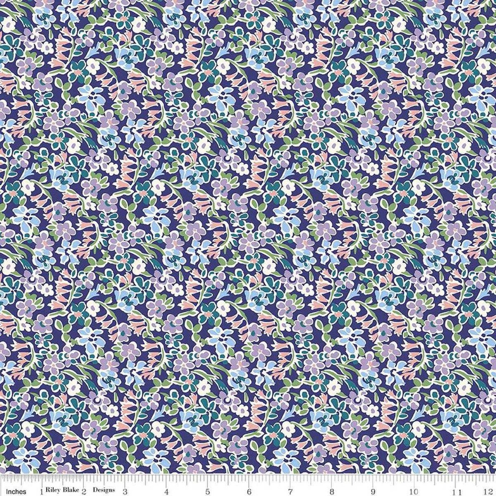 Liberty London Bouquet Regent Meadow B – Liberty of London for Riley Blake – Fab