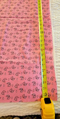 Pink Double Horseshoe Western Fabric Wild Wild West Paisley 70″x40″ Cotton Quilt