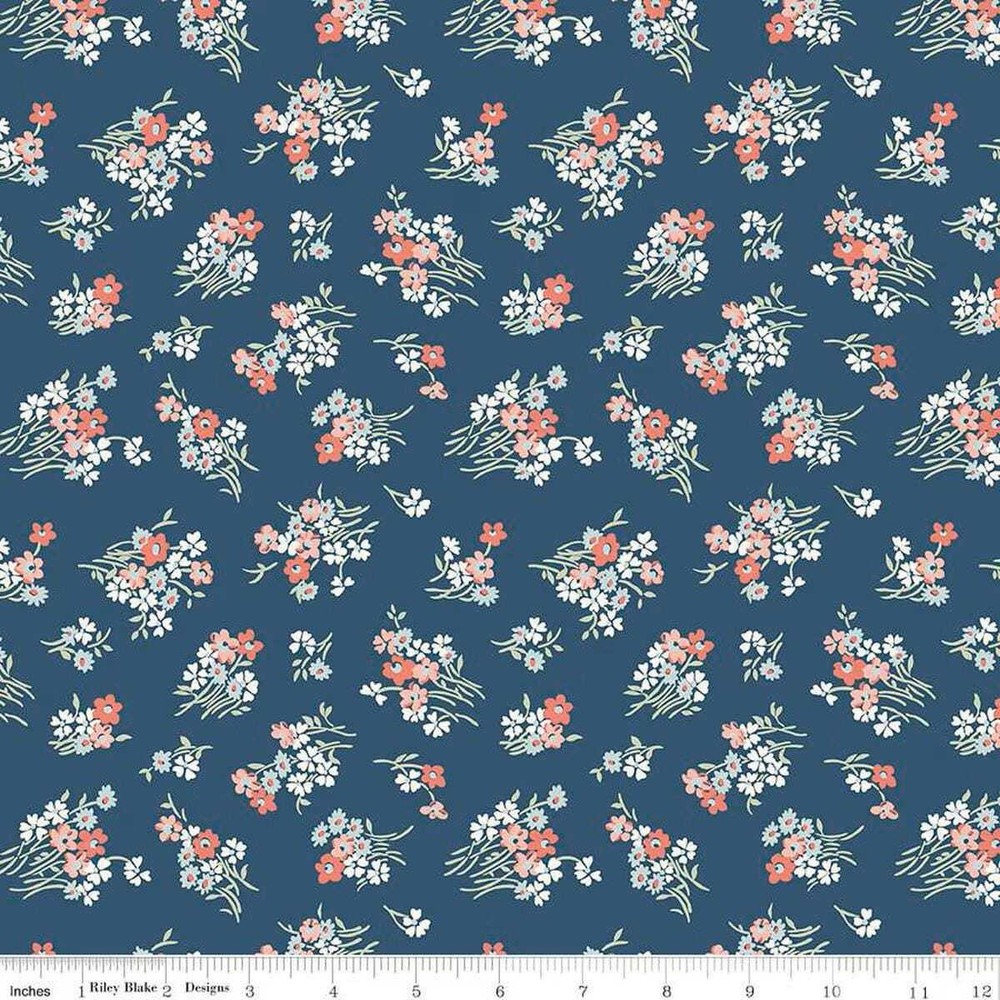 Liberty Botanist’s Walk Joanne’s Bouquet B – Liberty of London for Riley Blake –