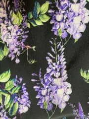 Authentic Top Italian designer Viscose luxury dress Fabric. Made in Italy