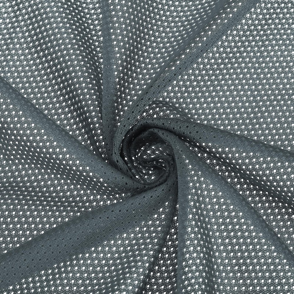 PATIKIL Wide Mesh Fabric 62 Inch 2 Yard Gunmetal Gray Polyester