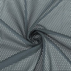 PATIKIL Wide Mesh Fabric 62 Inch 2 Yard Gunmetal Gray Polyester