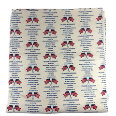 Vtg Springs Industries Fabric American Pride 5128 Pledge of Allegiance 2yds 31in