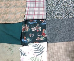 5 lb 9 oz Box of Assorted Fabric Scraps – Yellows & Greens FSBTB119