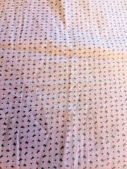 VTG Tiny Ditsy Florals Pink & Green Florals & Dots on Light Pink BTFQ