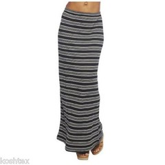 Charcoal Gray 1″ Stripe Fabric Jersey Knit by the Yard Rayon Spandex