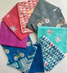Windham WONDER Carrie Bloomston Fat Quarter Bundle Cotton Fabric Newspaper Text