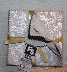 JoAnn Metallic Tonal 5 x 5″ Squares Fabric Shapes Sewing Quilting Fast Shipping