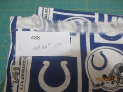 1 yd 22″ x 58″ Indianapolis Colts Football Fabric Cotton Heavy Weight