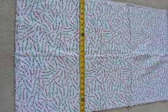 By 1/2 Yd, Red & Green Christmas Phrases on White, Quilting Treasures, P6850