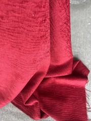 Upholstery Chenille Red Drapery home fabric the yard 56″ Wide